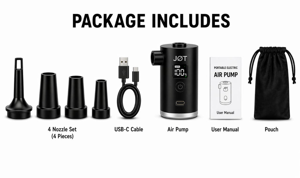 3-in-1 Portable Electric Air Pump